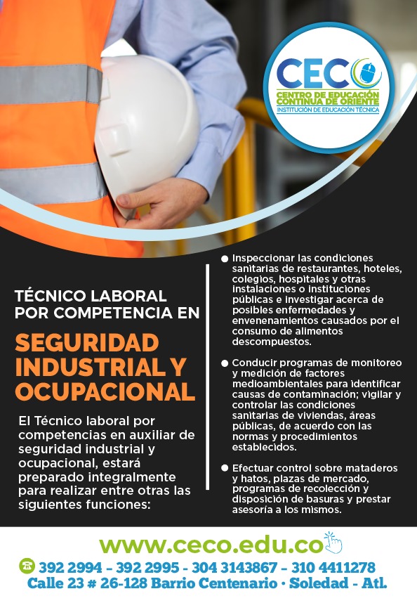 seguridad industrial y ocupacional más información 3926688-3104411278